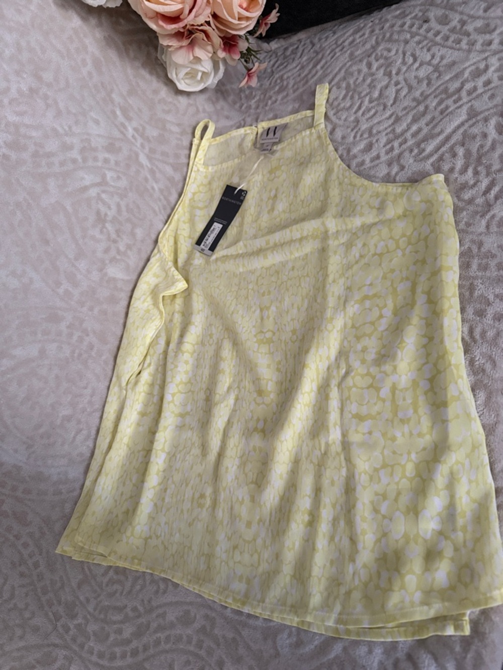 Westbound Yellow Patterned Halter Cami